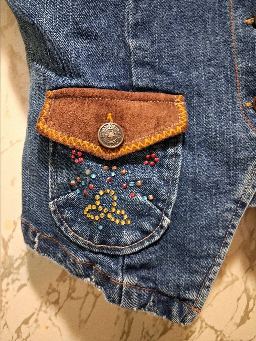 Vintage Girls Mary Kate & Ashley Sequined Vest